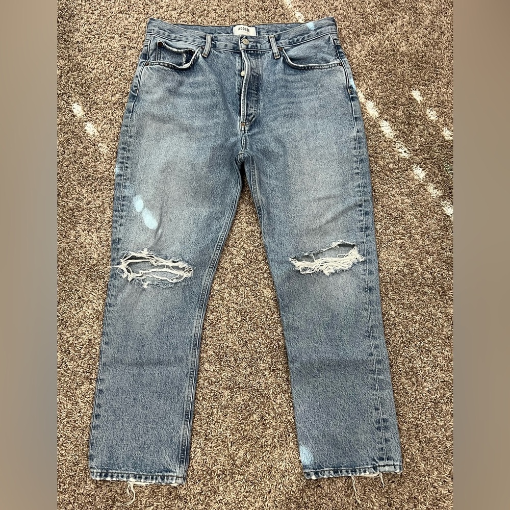 Agolde Riley High Rise Cropped size 30